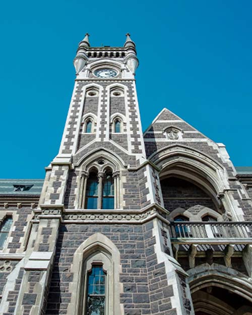 University of Otago Clocktower Building Dunedin, New Zealand